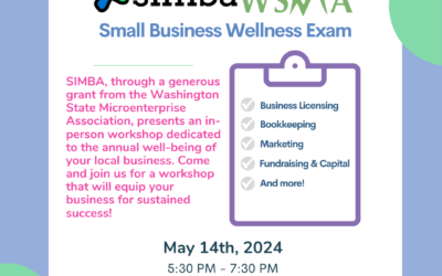 Washington State Microenterprise Association Small Business Wellness Exam in Cheney