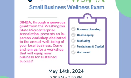 Washington State Microenterprise Association Small Business Wellness Exam in Cheney